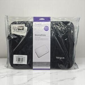 Targus Bonafide Laptop Sleeve Black Fits 13"-14" Screen Size NWT